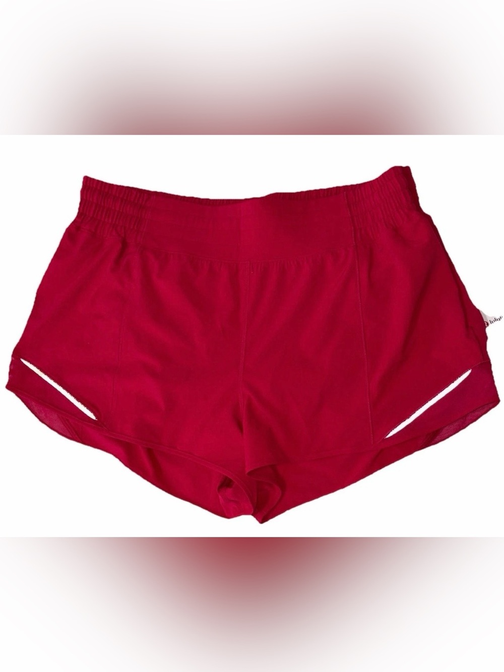 NWT LULULEMON SIZE 12 HOTTY HOT HIGH RISE 2.5”SHORT*LINED AUTHENTIC MULBRY SPARK